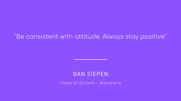 1. Wellshore Head of growth tips on attitudes